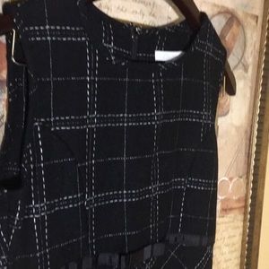 Charlotte Russ Size Small plaid and diamond